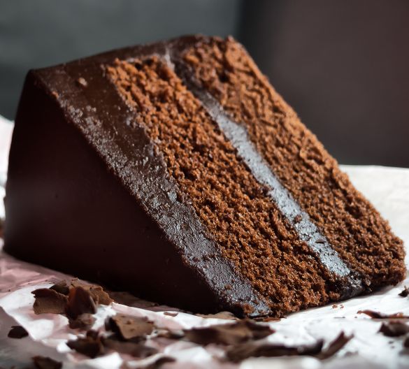 chocolate slice cake- swatibakes